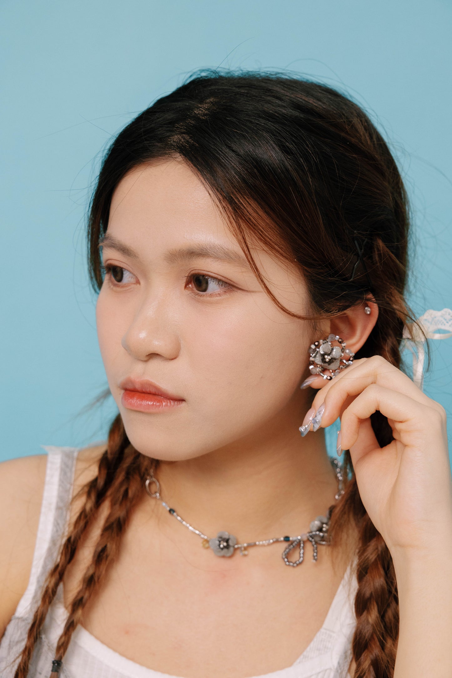 Bloom Earrings (Dark Green)
