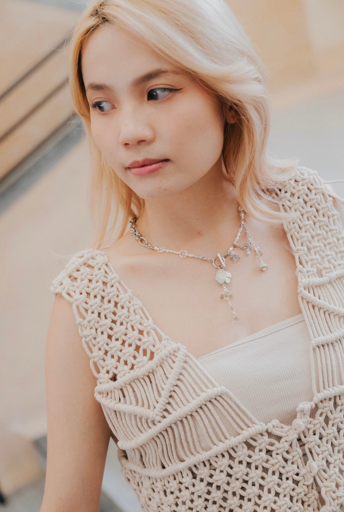 Honeydrew Petal Necklace
