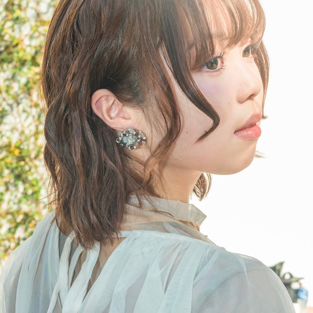 Bloom Earrings (Dark Green)