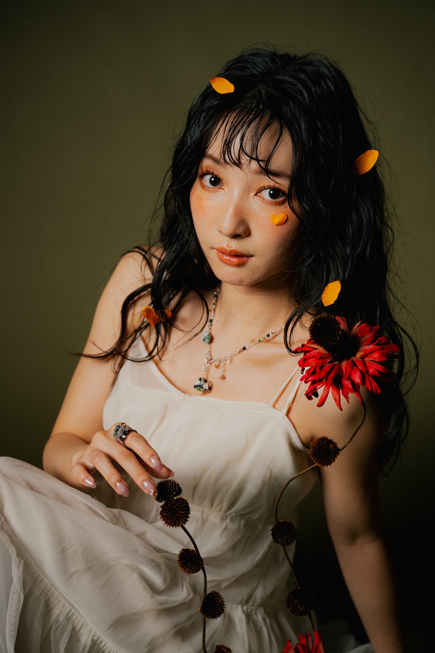 Flower in the Eye Necklace