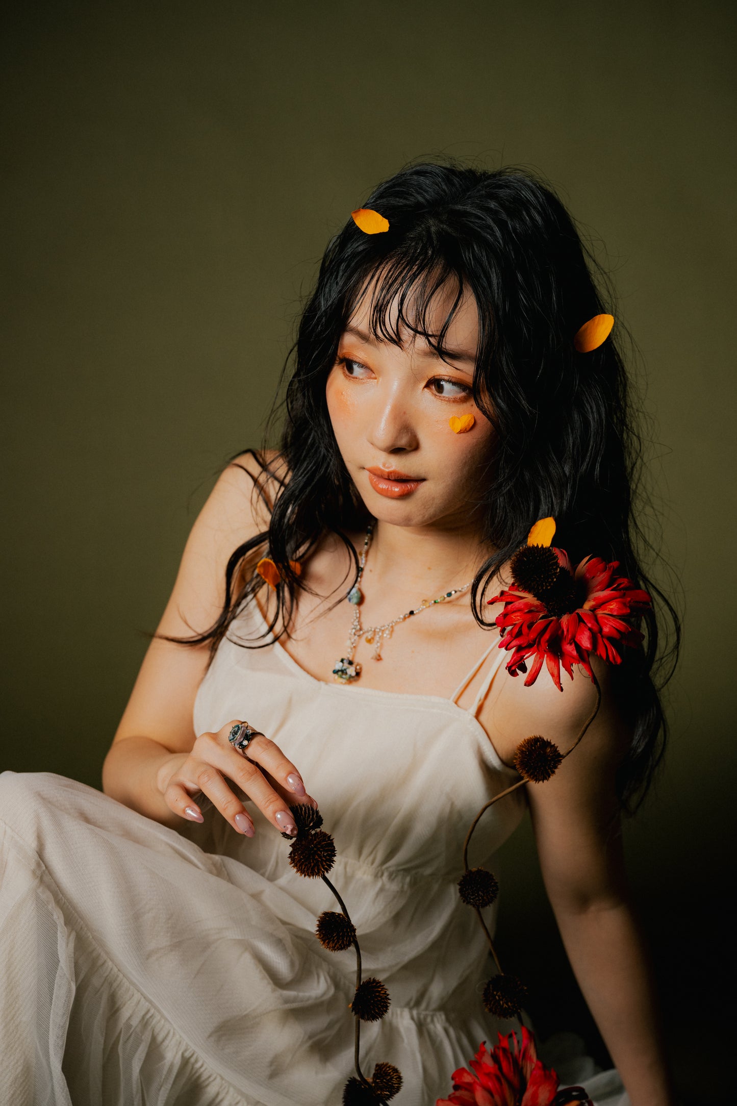 Flower in the Eye Necklace
