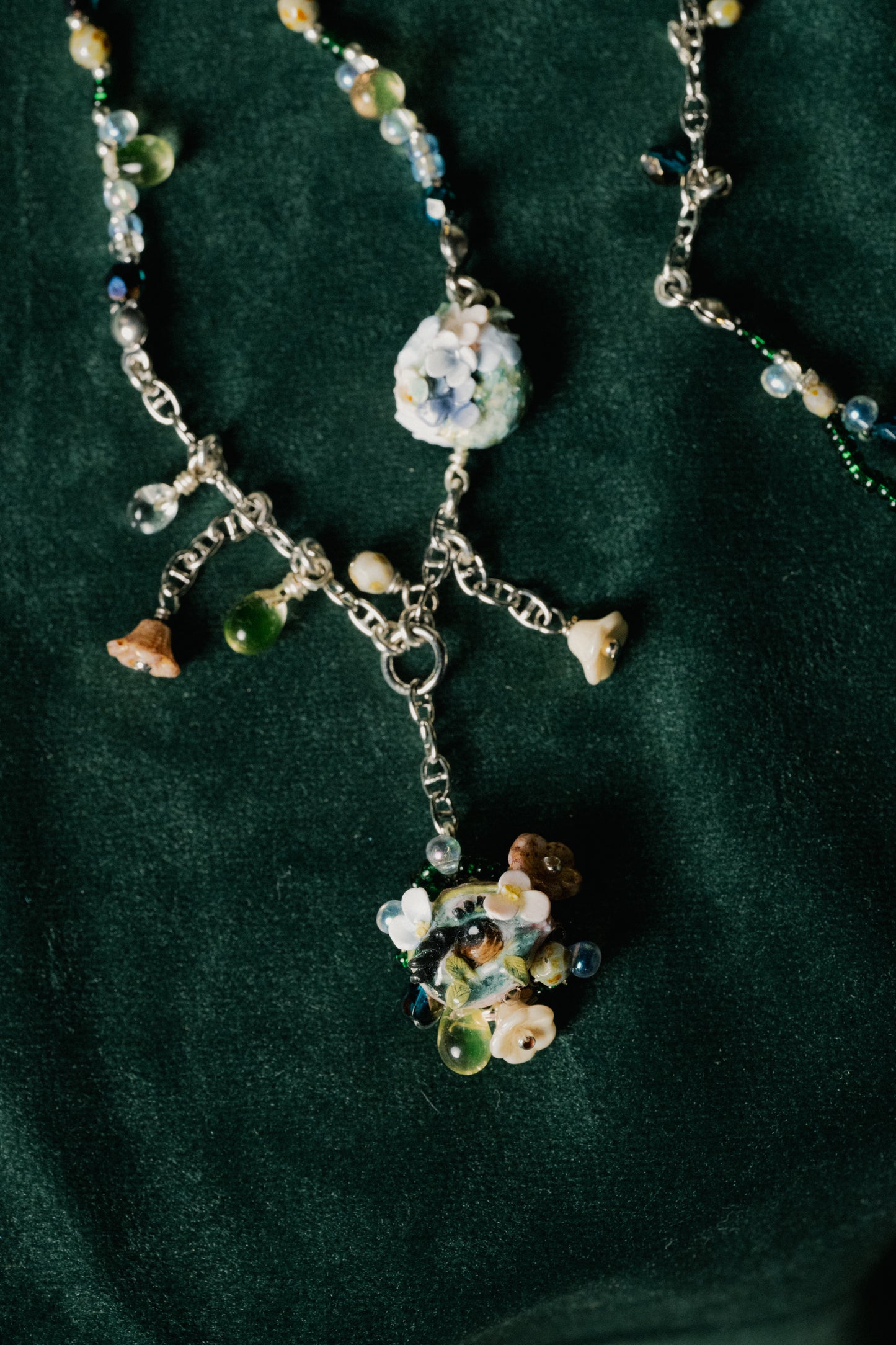Flower in the Eye Necklace